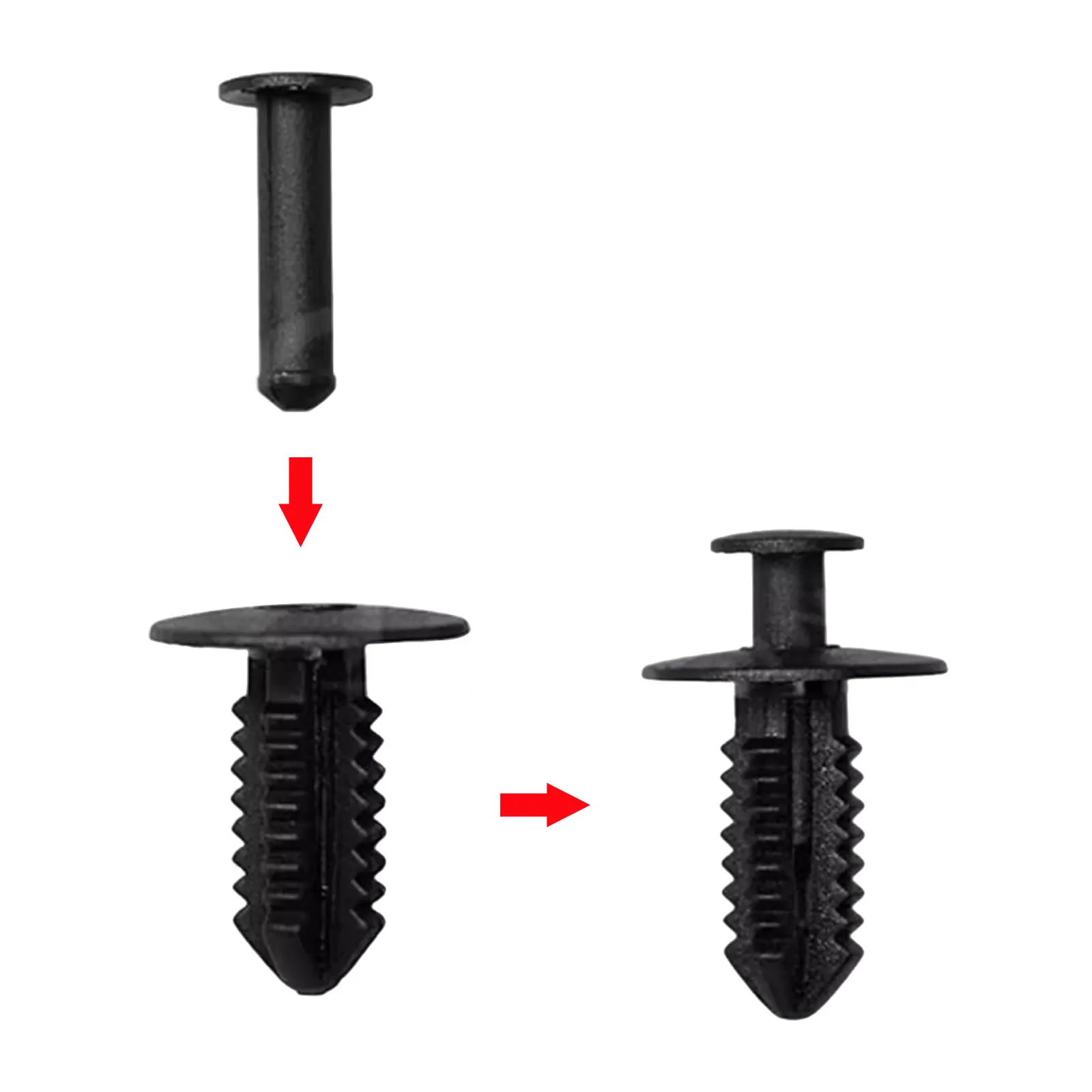 A1249900492 Bumper Cover Fender Liner Push-Type Retainer Clip for Mercedes-Benz Mudguard Trim Clips Fixed Clamp Grille Rivet