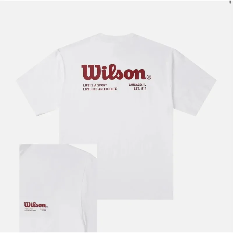 

Summer High-quality Trendy Brand Back Large Logo Pattern Printing Men and Women The Same Summer Casual Short-sleeved Top Summer