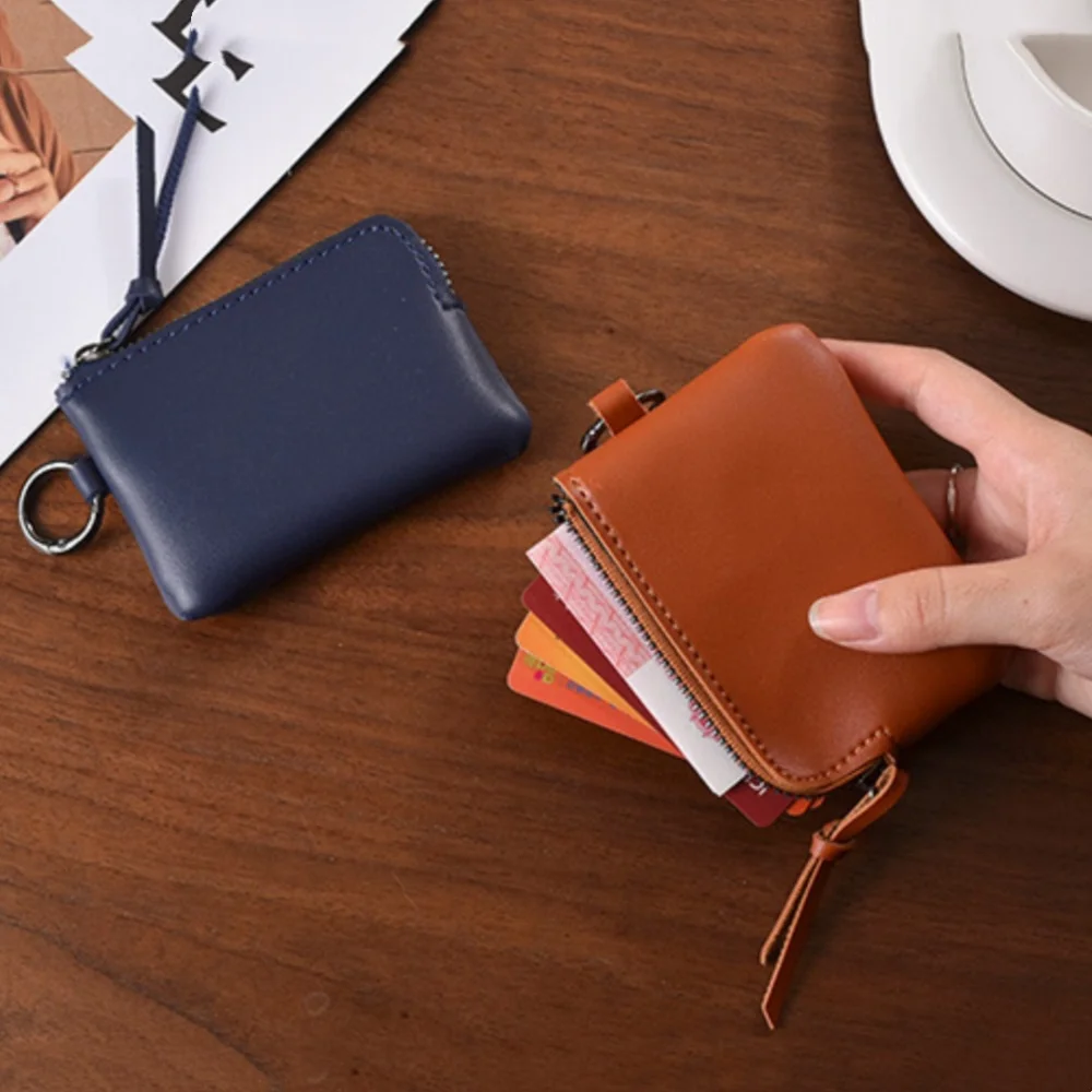 

Портативный держатель для карт, винтажный кошелек из искусственной кожи, кошелек-брелок с ремешком, стильный кошелек на шею для повседневного использования, для покупок