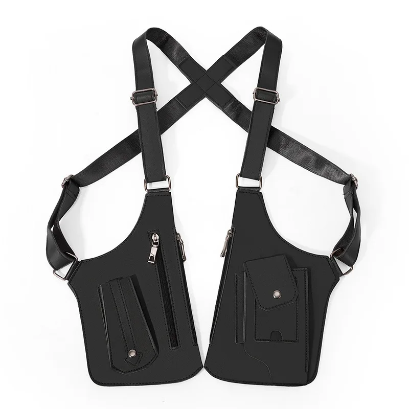 Underarm Security Bag Chest Handbags Men Crossbody Bag Sling Men Jacket Bag Outdoors Running Exercise Hiking Sac Bandoulire