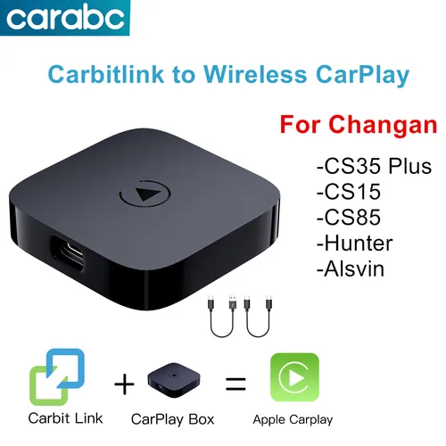 CARABC Carbitlink Smartlink inalámbrico CarPlay Android Auto caja inteligente para Changan Hunter ALSVIN CS85 CS95 CS15 CS35 Plus