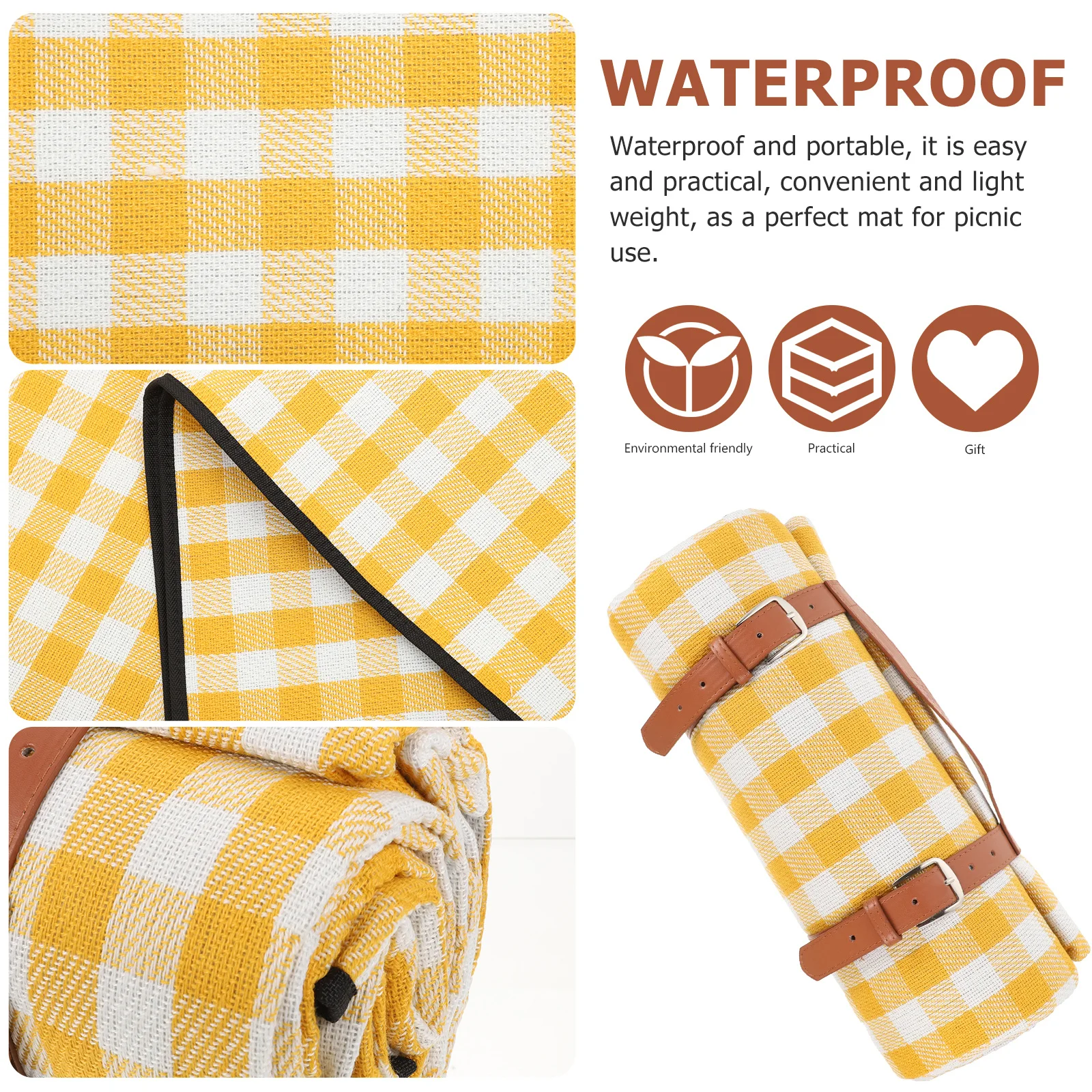 

Large Outdoor Waterproof Picnic Blanket Portable Foldable Mat for Beach Camping Hiking Travel Picnic Blanket Camping Supplies