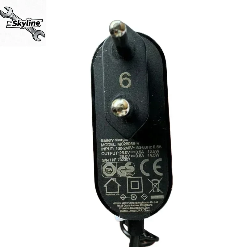 MC2805B Запчасти для пылесоса EU Зарядное устройство для пылесоса V5 P5s P6 0,5A 25 В