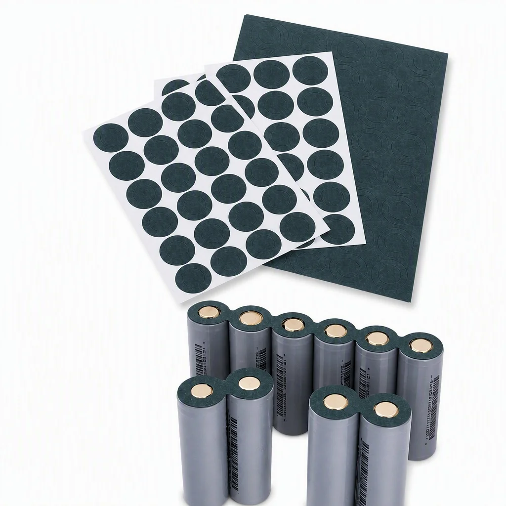 100/500pcs 18650 Battery Insulation Pad 0.2mm Thickness Shockproof Heat Insulating Gasket For Battery Pack Assembly Accessories