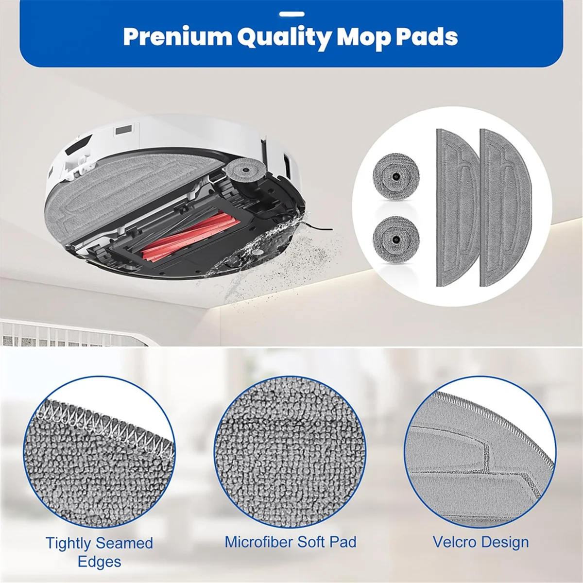 Roborock 울트라 로봇 진공 청소기 롤러 브러시, 사이드 브러시, 필터 걸레 패드, 먼지 봉투, S8 Max, MaxV 액세서리