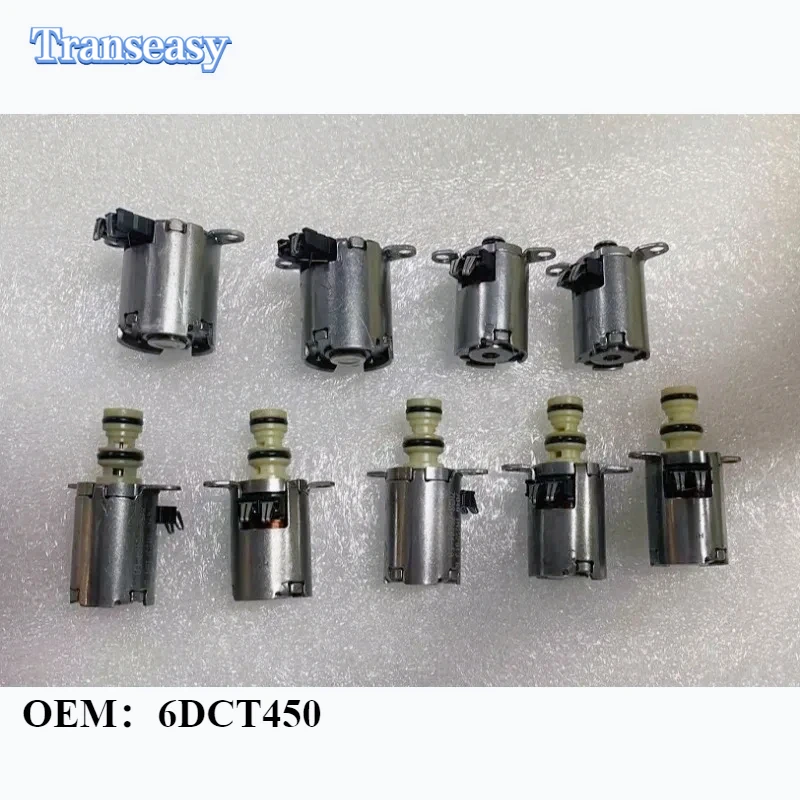 6DCT450 7M5R AG9R 9PCS 6 Speed MPS6 Transmission Solenoid Kit Gearbox Solenoids Fits for VOLVO FORD JOURNEY