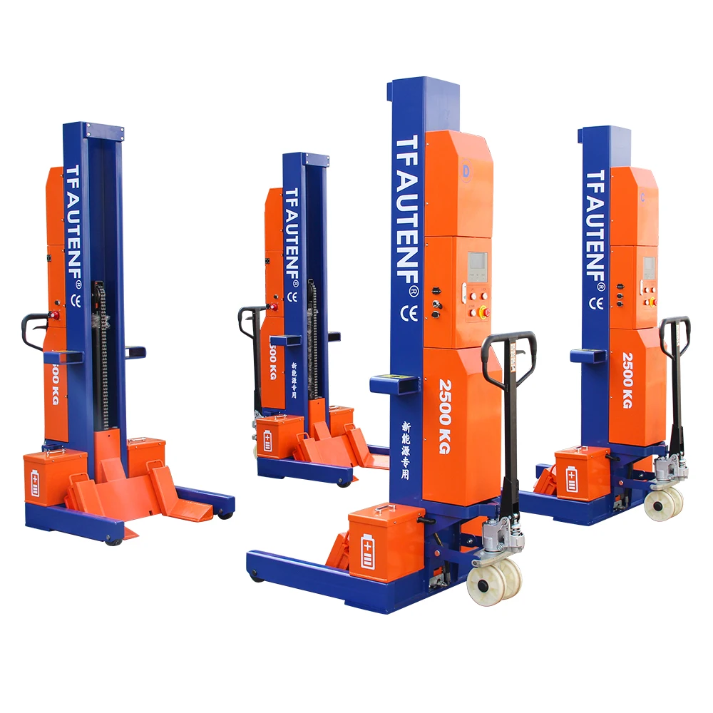TFAUTENF 10 Ton (20,000 Lbs) Cordless 4-Post Lift | Heavy-Duty Construction with 1800mm Lift Height