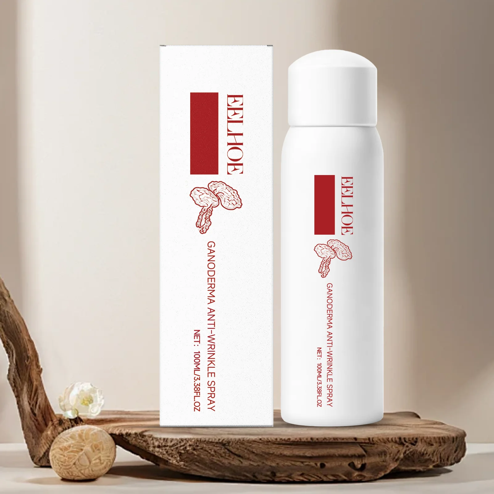 Ganoderma Facial Toner Revitalizing Serum Brightening Firming Fade Fine Lines Pore Minimizing Oil Control Repair Nourish Toner