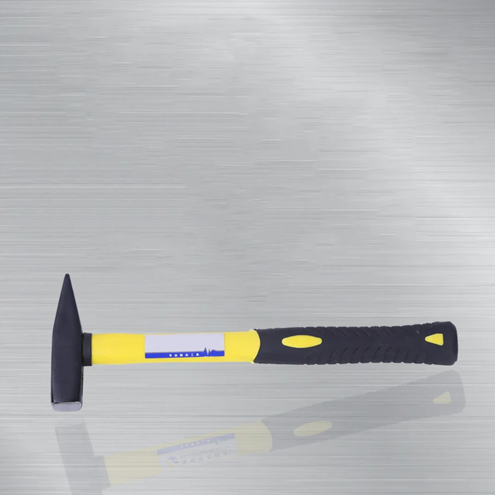 

TPR Handle Hammer 45 Steel Impact Resistant Wearproof Long Life Plastic Coated Shockproof Cushioning Hand Protection for Metal