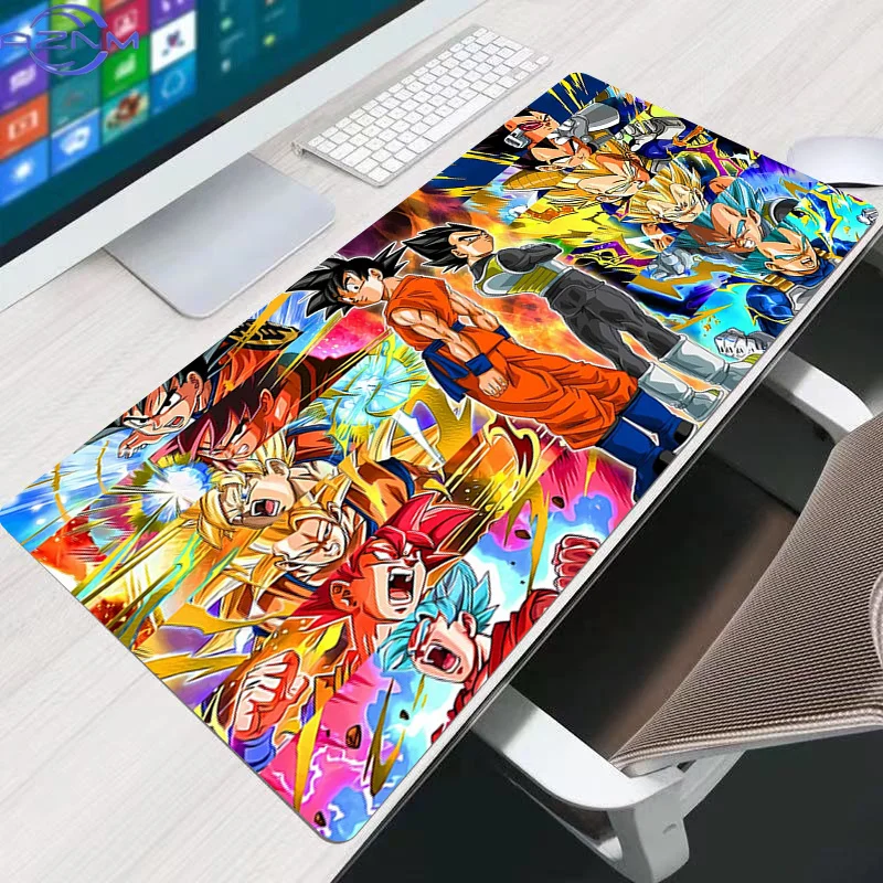 Mouse Pad DBZ Dragon Ball Anime Gaming Accessories Mousepad Gamer Completo Computer Keyboard Pad Carpet Desk Mat Varmilo