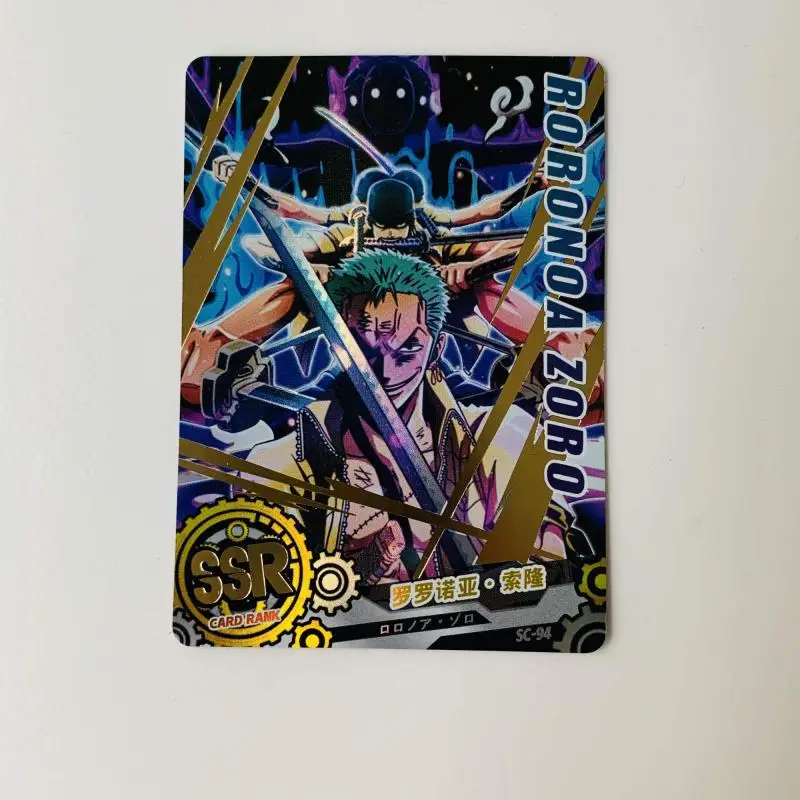 Anime Card of The Gods Roronoa Zoro Rengoku Kyoujurou Ssr Card Rare Cards Children\'s Toys Boys Surprise Birthday Gifts