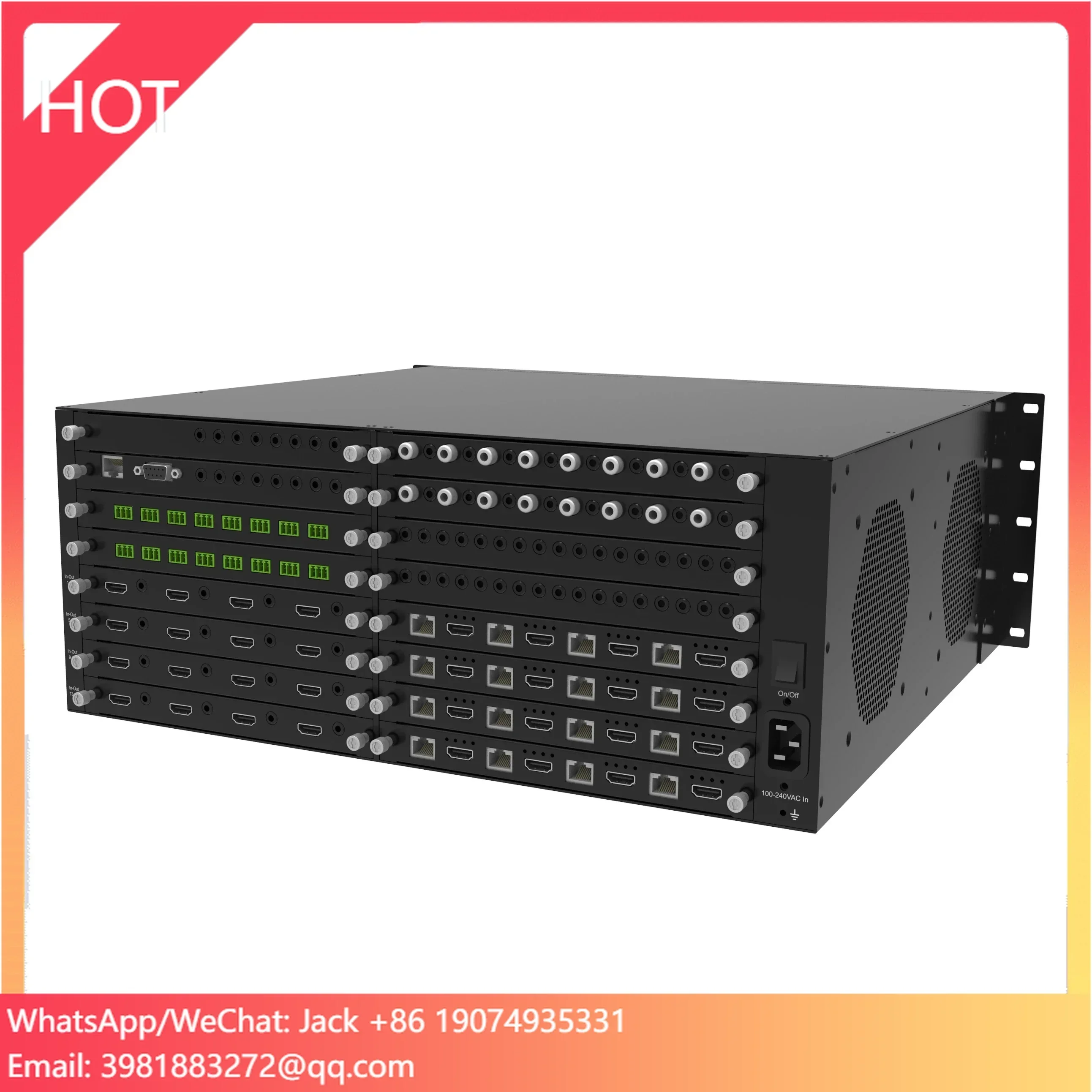 matrix 2.116x16 Support 4K@60hz  matrix Switcher 4x4 HDR, HLG and Full 3D,POC matrix 6x4