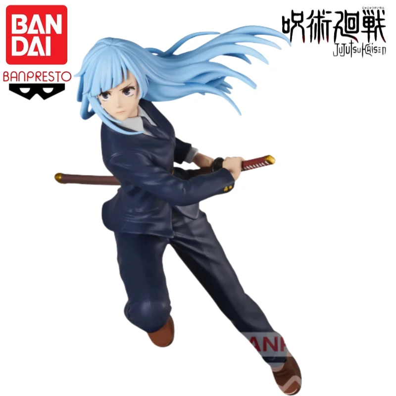 متوفر في المخزون نموذج أصلي دمية العلامة التجارية الجديدة محاصر بانداي Jujutsu Kaisen ملعون طرد الأرواح الشريرة تقنية ميوا كاسومي أنيمي لعبة مجسمة هدية