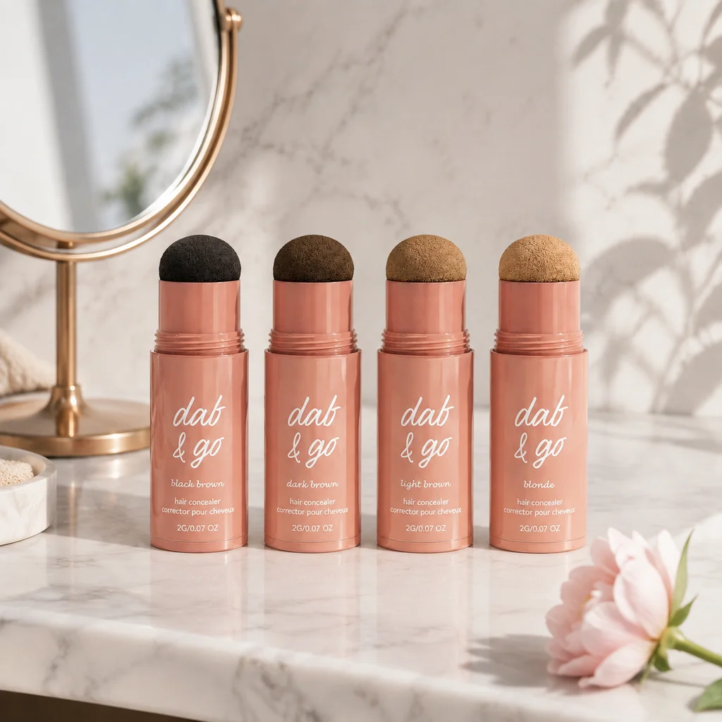 Haaransatz-Schattenpuder, Natürlich Schick, Sanfter Haaransatz-Abdeckstift, Ansatz-Abdeckpuder, Natürlicher Haaransatz-Concealer, 4 Farben – Detail 1