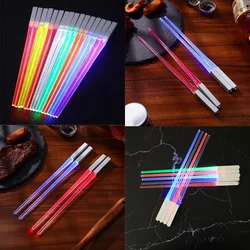 LED Light Emitting Chopsticks, Luminous Chopsticks, Food Grade Material, Chopsticks for Kitchen Dinners