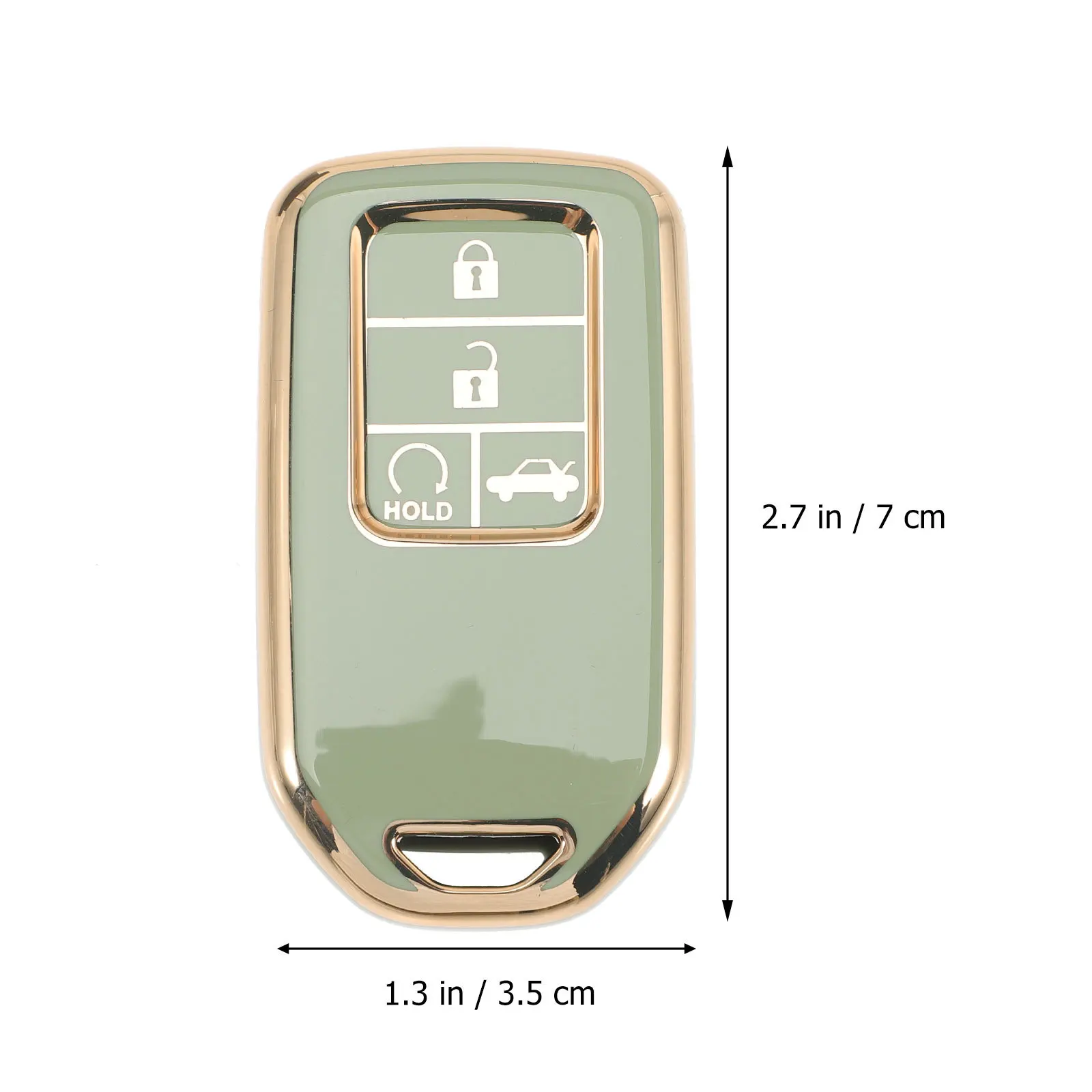 Housse de porte-clés pour clés de voiture, 2 pièces, robuste, résistante à l'usure, Protection entièrement couverte, douce, Flexible, Non déformée