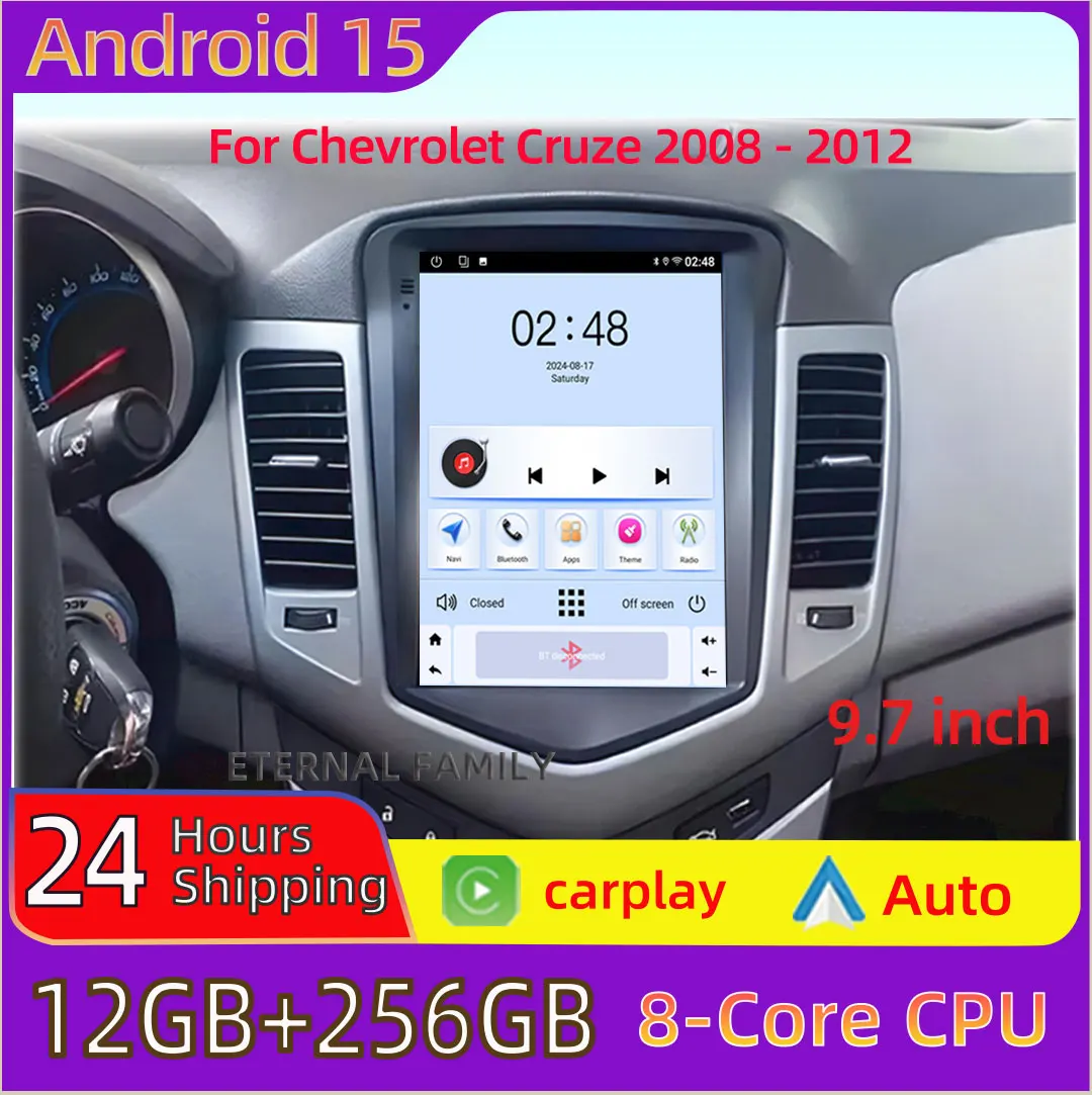 

9.7 inch Car Radio For Chevrolet Cruze 2008-2012 Auto Radio Android Multimedia Video Player Navigation GPS Stereo DSP Carplay 5G