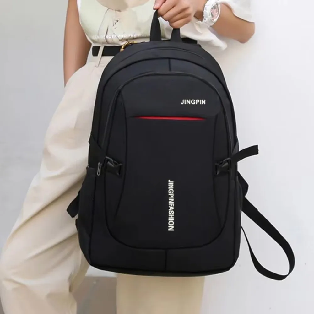 Casual Durable Laptop Rucksack Oxford Multi‑zipper Men Briefcase Water‑repellent Business Backpack For Student Work Daily