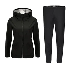 höarmoSauna Suit Women Plus Size Gym Clothing Sets for Sweating Weight Loss Female Sports Active Wear Slimming Tracksuit Women