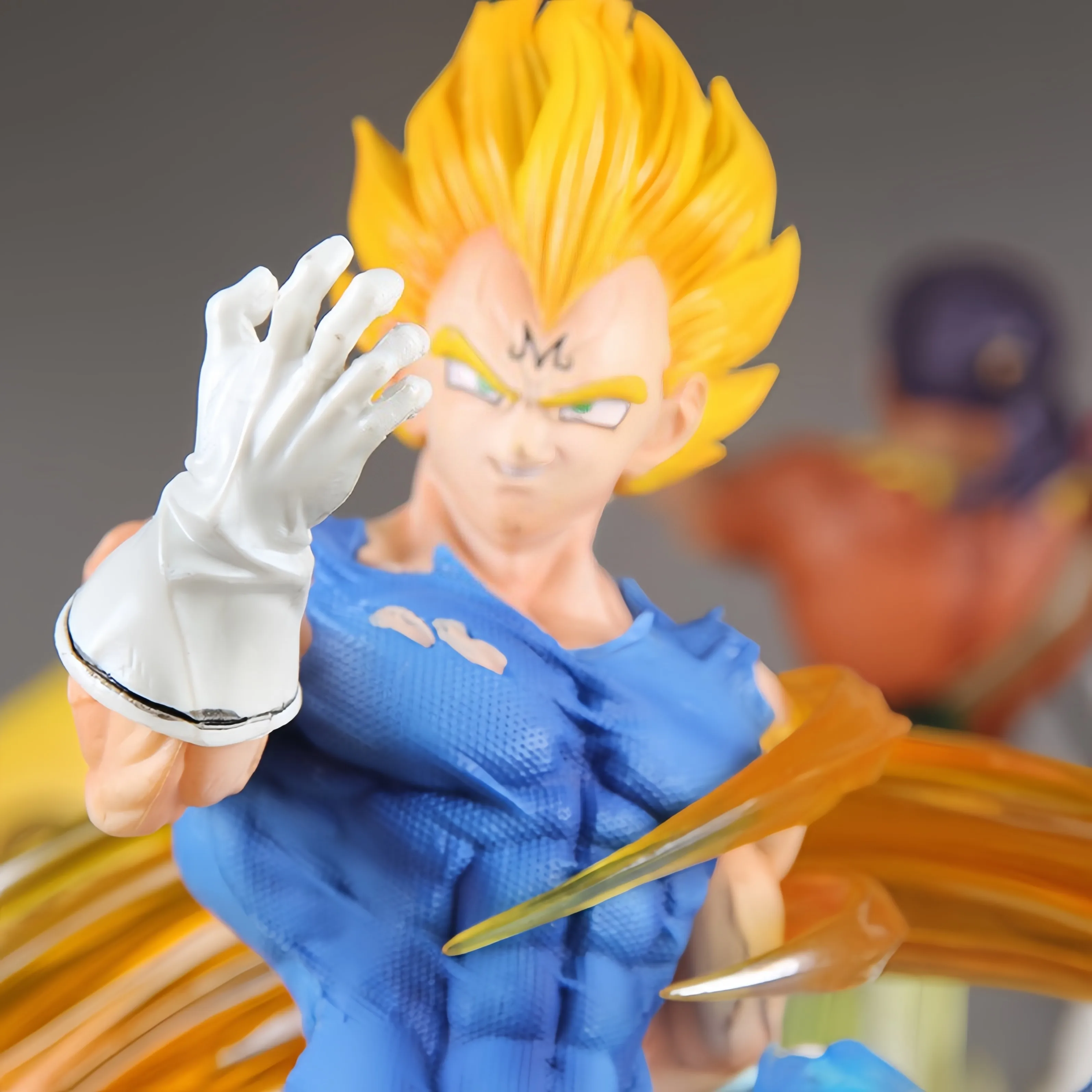 43cm figurka Anime Vegeta IV FigureSuper Saiyan LX Super duży figurka GK wymienna głowa PvcModel zabawki prezentowe