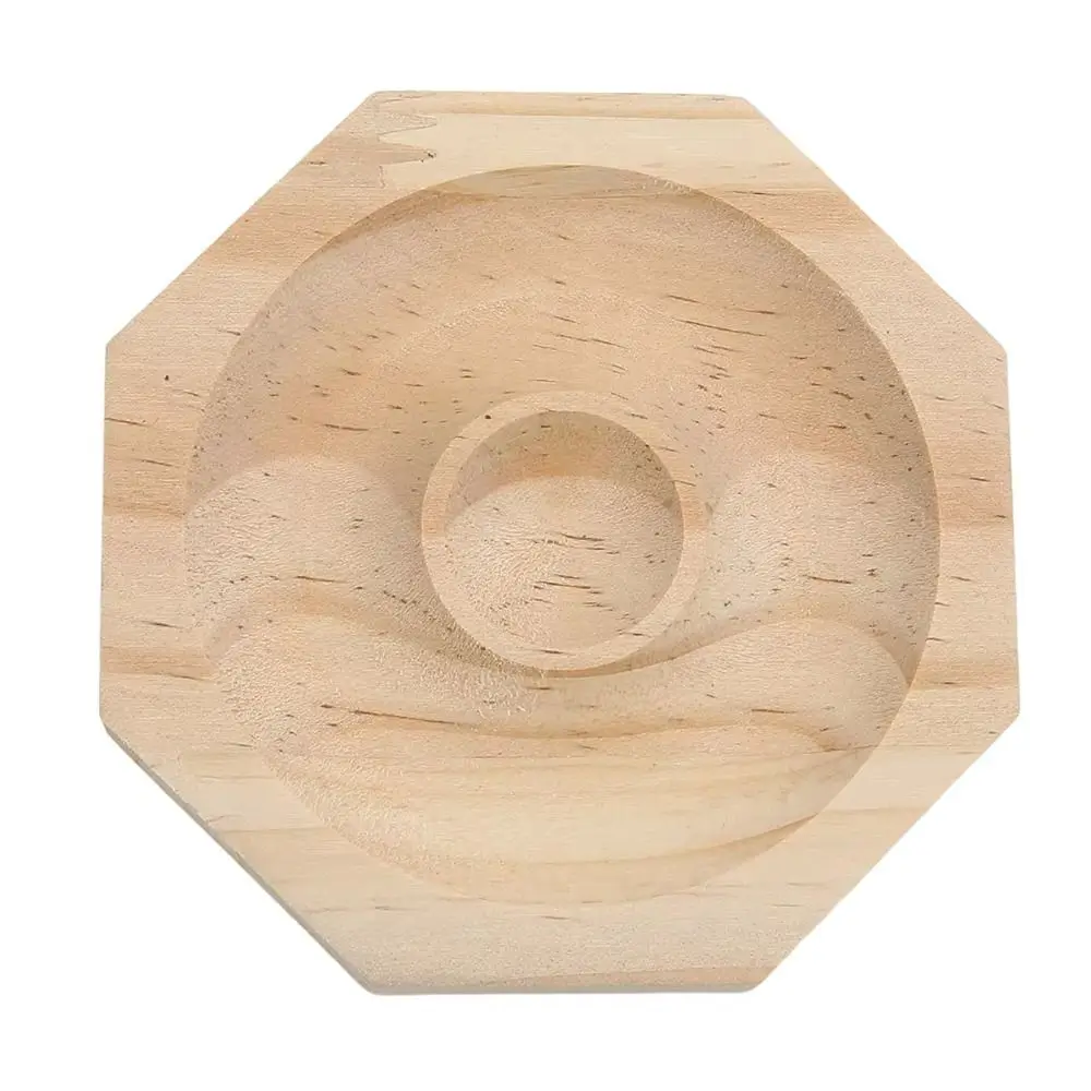 1Pcs Organizer Mat Wooden Jewelry Tray DIY 10cm Bead Design Board Wooden Bracelet Display Stand Plate