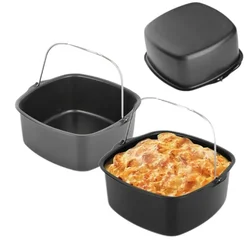 Hava Fritöz yapışmaz Kek pişirme tepsisi Sepeti Philips pişirme kabı Tava Hava Fritöz Mutfak Airfryer Aksesuarları Pişirme Sepeti