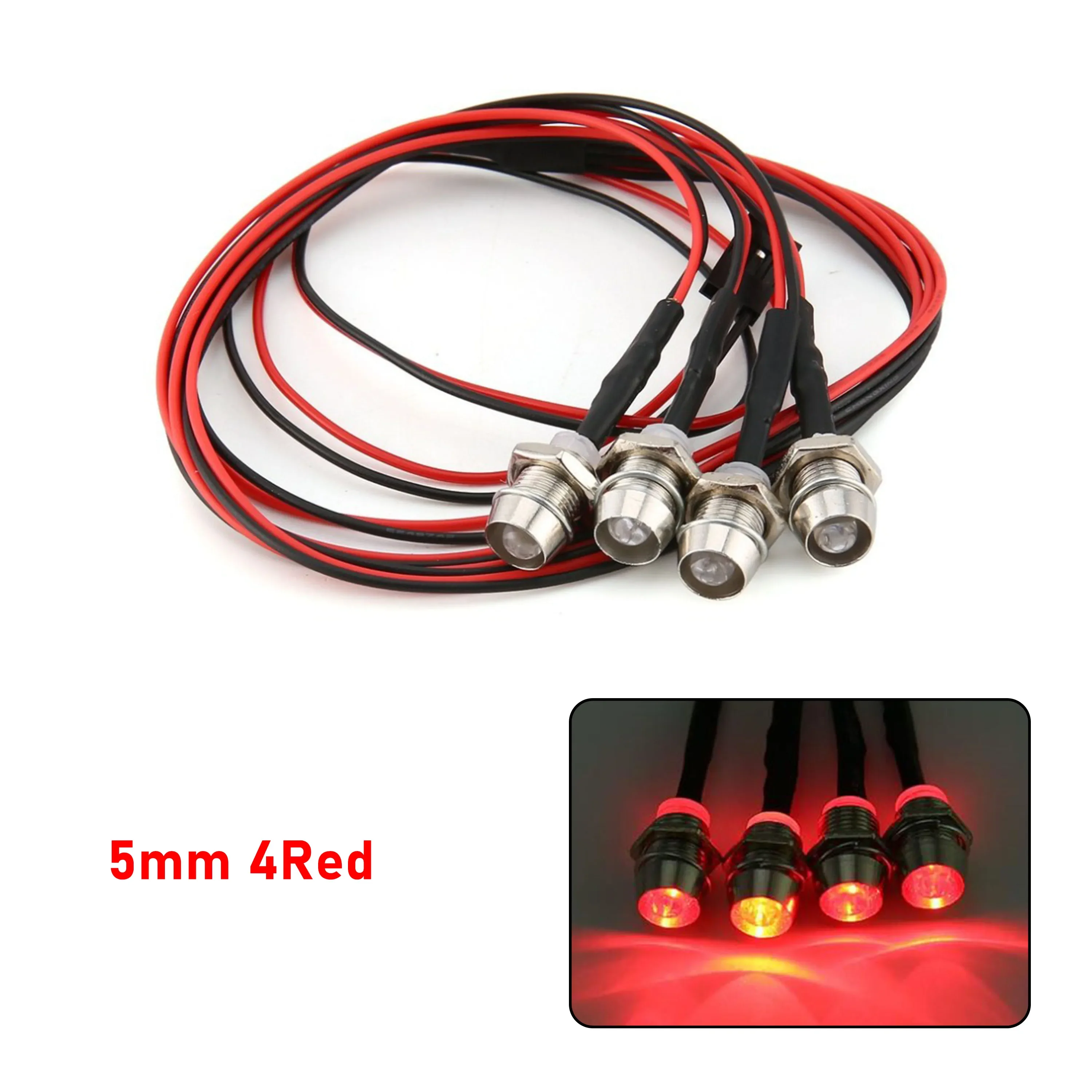 RC LED Licht Kit Scheinwerfer für 1/10 1/8 1/12 RC Auto Lkw Crawler Drift Auto Scheinwerfer Rücklicht TRAXXAS HSP HPI MN99 MN90 Wltoys