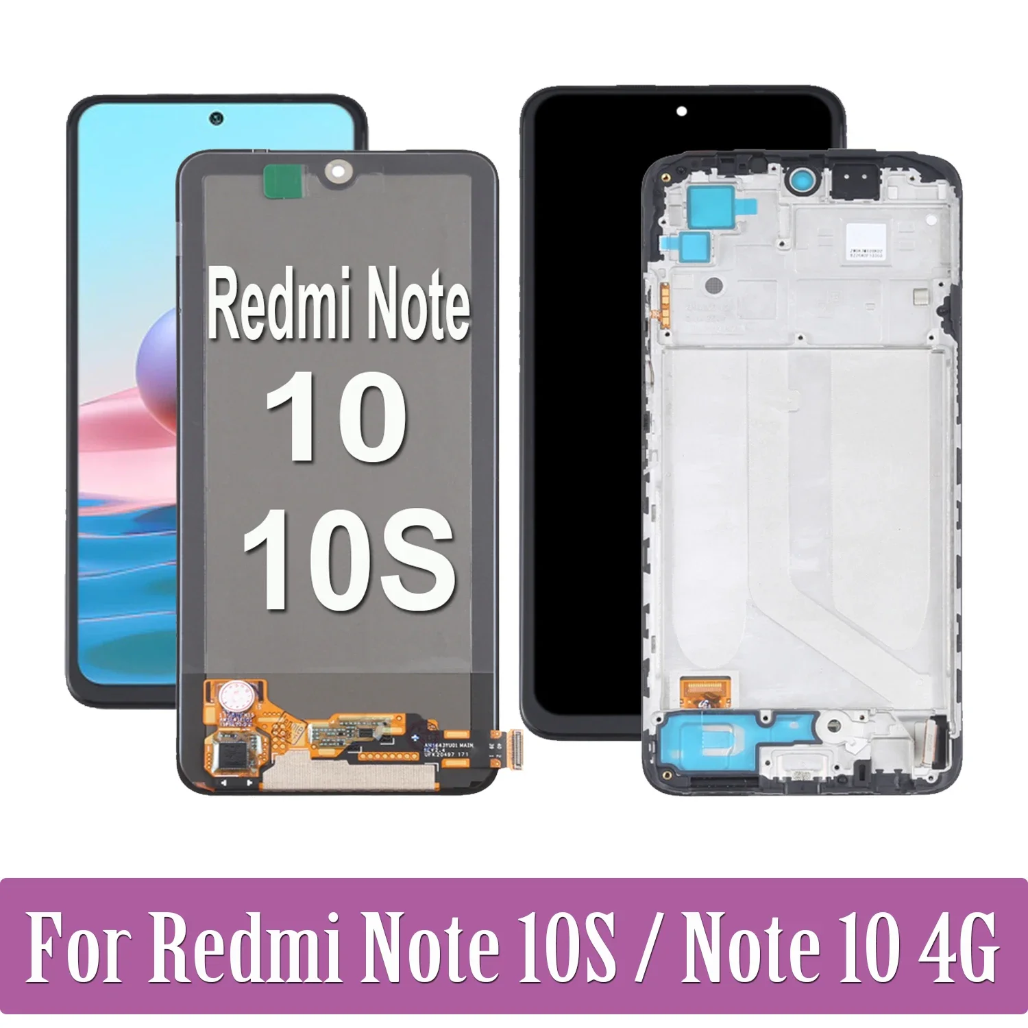 

For LCD Display Touch Screen Digitizer Assembly For Redmi Note 10S M2101K7BG M2101K7AI M2101K7AG