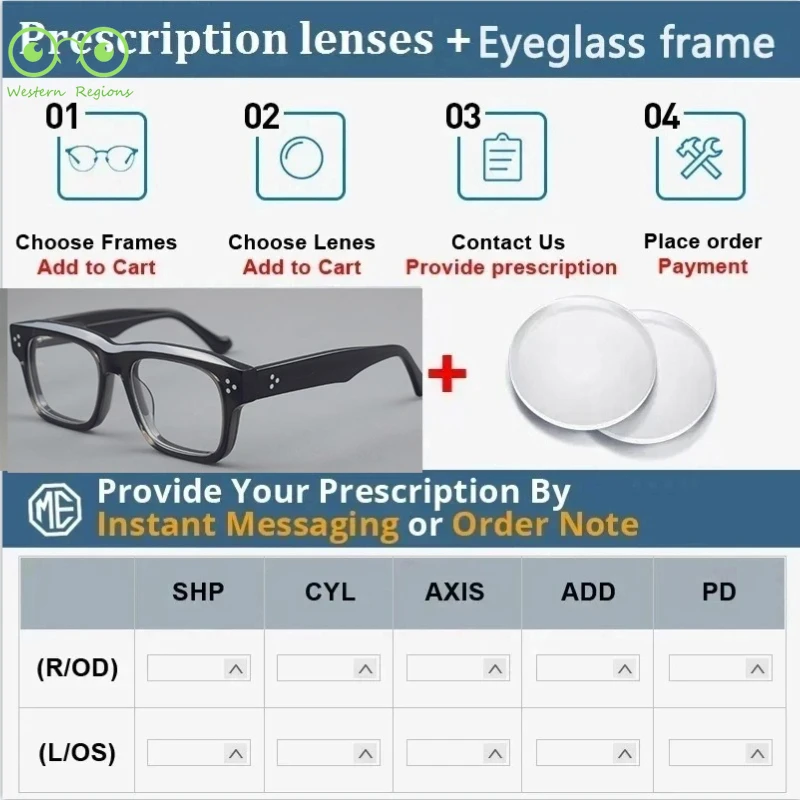 Cadre oculaire minimaliste et personnalisé en Fiber d'acétate pour hommes et femmes, cadre japonais à la mode, camping en plein air