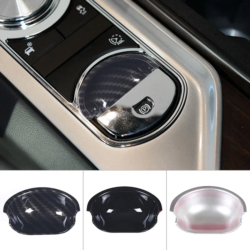 

For 2008-2015 Jaguar XF/XJ ABS carbon fiber car styling electronic handbrake anti-scratch base cover car interior accessories