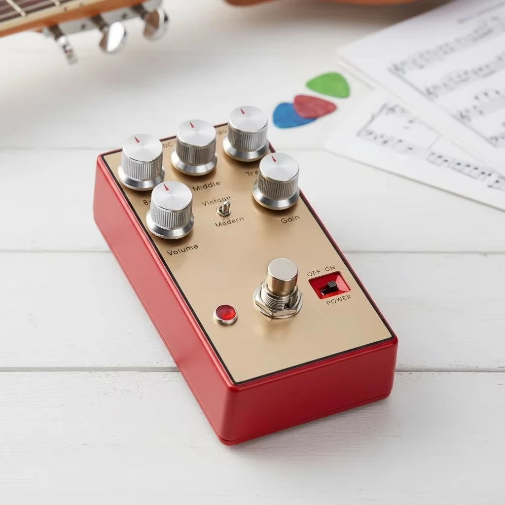 

Distortion 2 Modes Vintage Modern British Blues Hard Rock Guitar Effect Pedal with Tone Metal