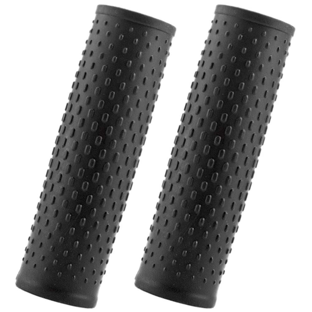 Replacement Bike Grips Electric Scooter Handle Cover Supply Black Silica Gel Handlebar