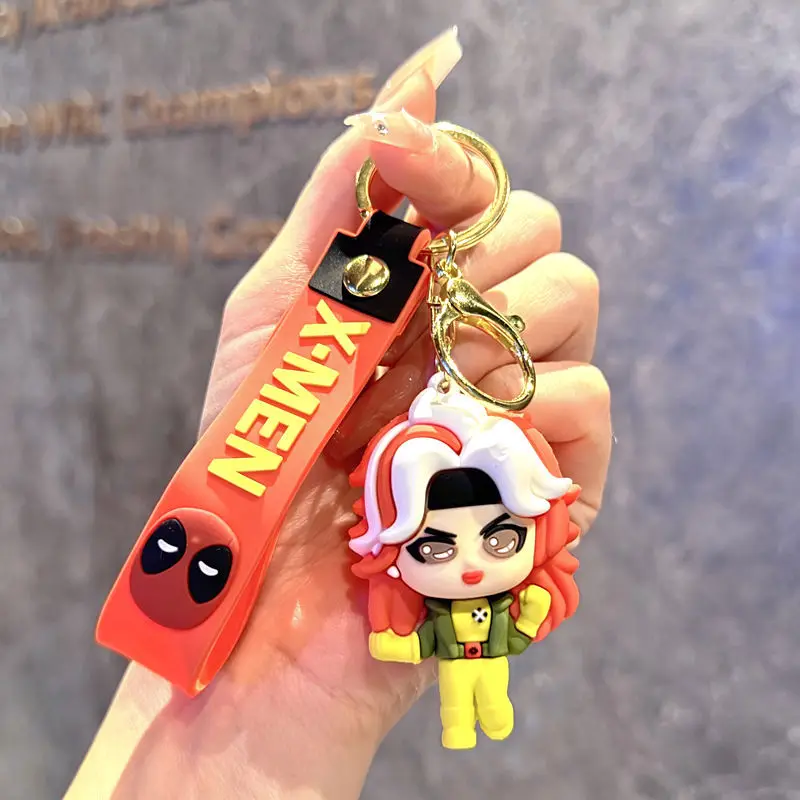 الكلاسيكية أنيمي الشكل X-Men المفاتيح المد كول وولف ستورم أنثى مفتاح سلسلة جمع لعبة للطفل هدية #4