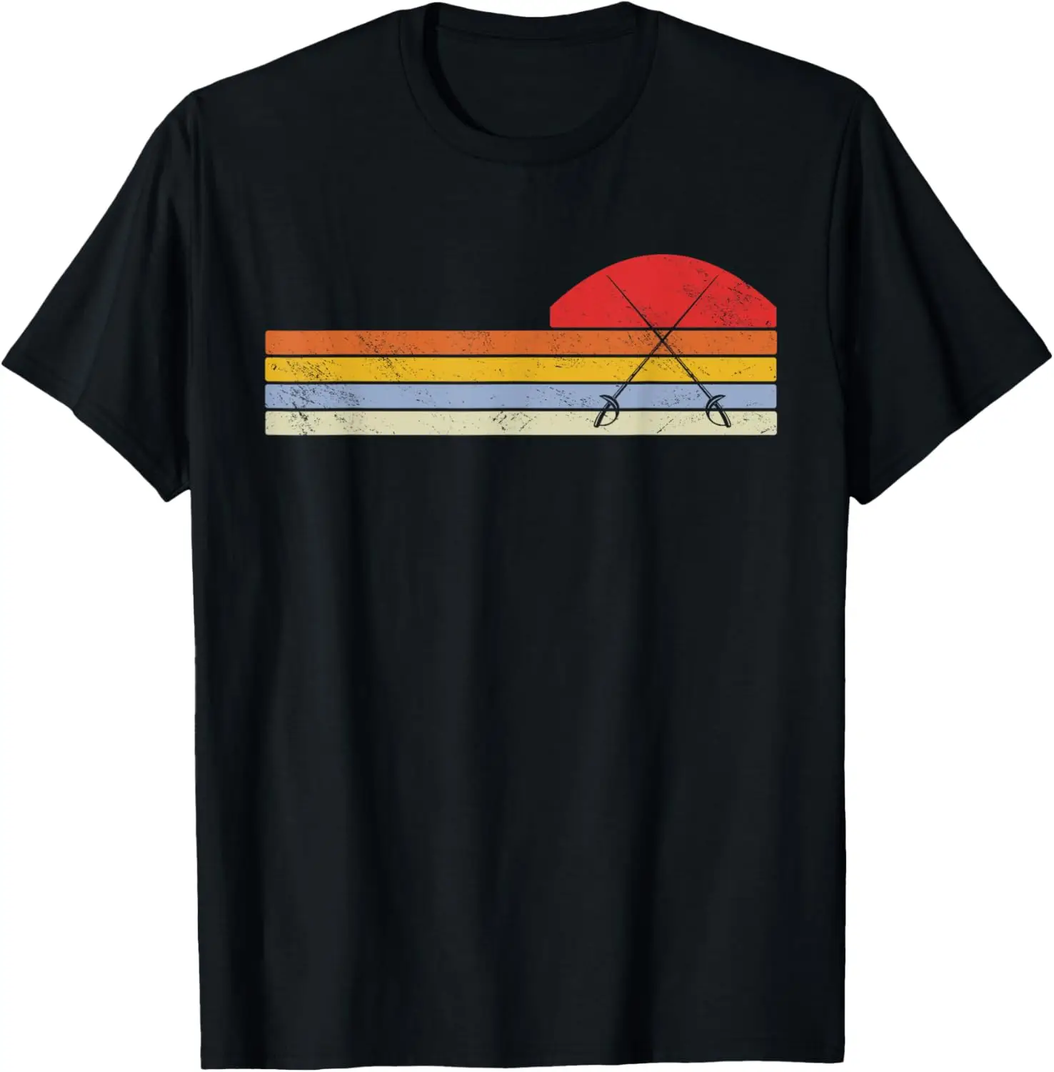 

Футболка с фехтованием, черная маленькая футболка с круглым вырезом, футболки с графическим принтом на заказ, мужская футболка, забавная рубашка, Ropa Hombre