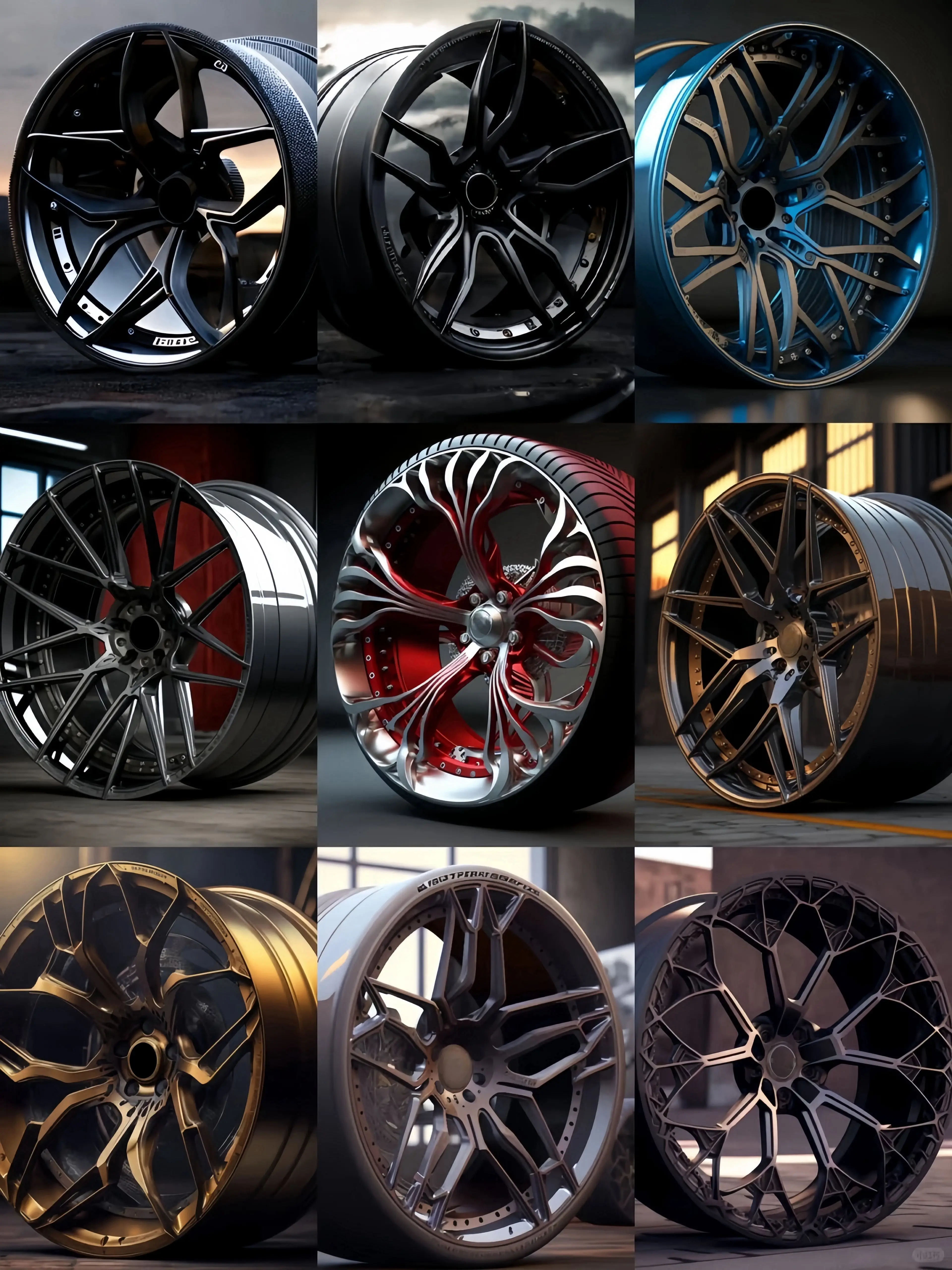 XINLAI Hot Sale  5x120 5x112 5x114.3 18 19 20 21 22 Inch Innovative Design Concept Personalized Custom Wheel