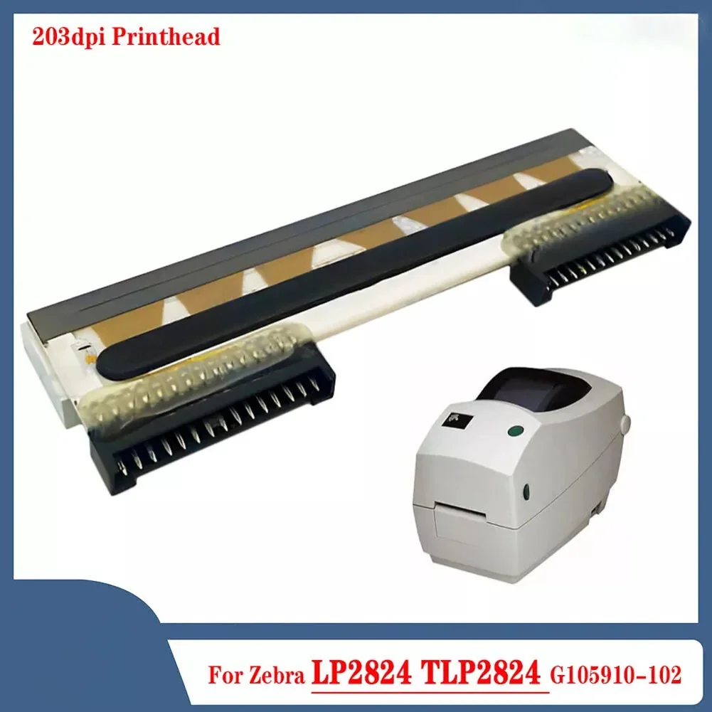 203dpi Thermal Print Head G105910-102 Metal High Resolution Replacement Part For Zebra LP2824 TLP2824 Label Printer Accessories