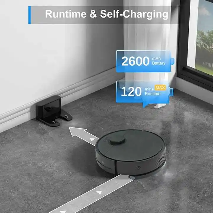 OEM робот-пылесос для дома и швабра для подметания пола, многофункциональный перезаряжаемый лазерный робот, умный пылесос