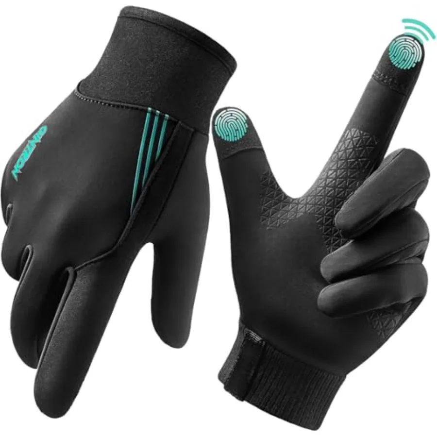 

Winter Gloves for Men Women, Waterproof and Windproof Fleece Lining Warm Gloves for Cold Weather Non-Slip, Touchscreen Winter R