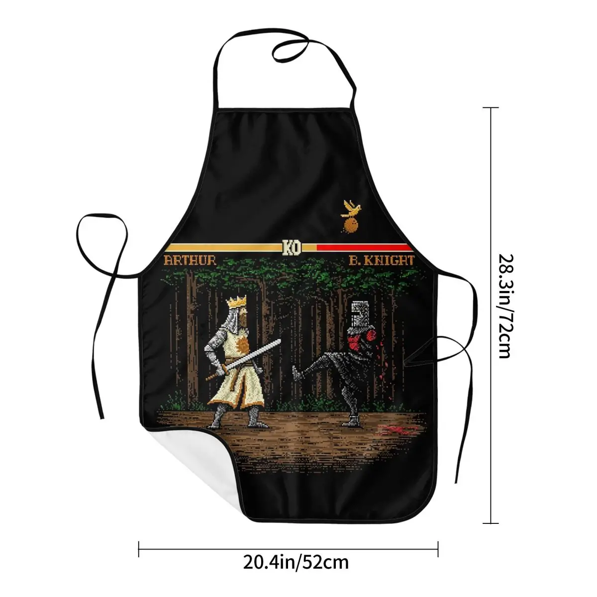 Epic Fight Apron Chef Cooking Baking Tablier Sleeveless Bib Kitchen Cleaning Pinafore for Women Men Gardening