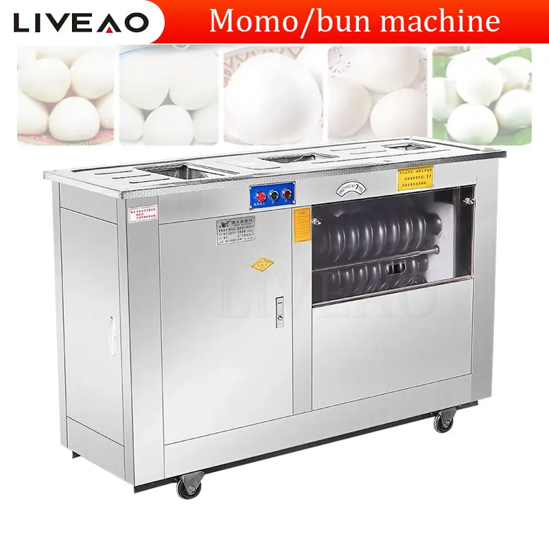 Full Automatic Ball Forming Rounder Sheeter and Pizza Maker Cutter Machine and Dough Divider Roller for Bakery Bachery Home Use