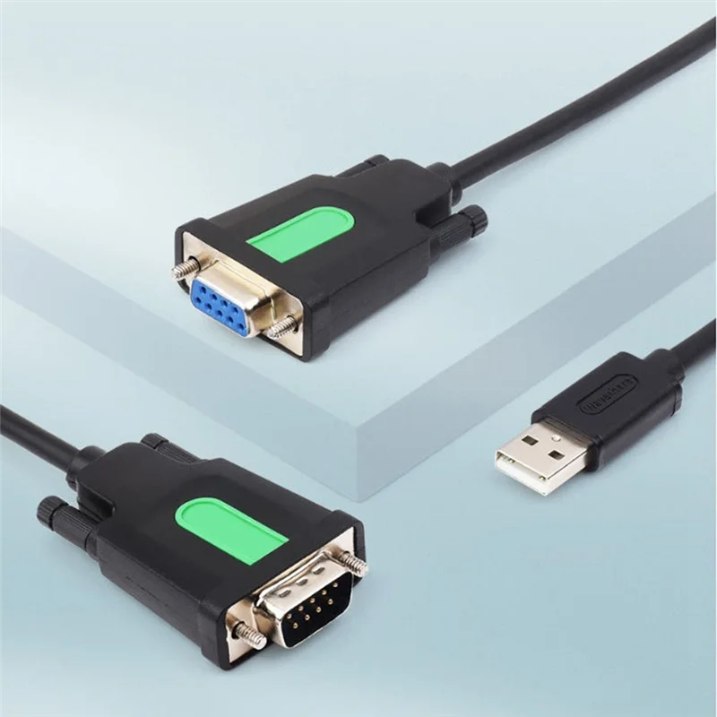 AU61-Waveshare USB Ke RS232 Kabel Seri USB Tipe A Ke DB9 FT232RL Chip Multifungsi Kabel Seri Nyaman