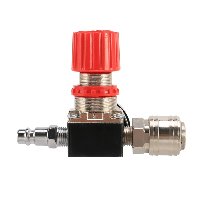 ABMI-3Pcs 1/4 дюйма Регулятор давления Воздушный компрессор Регулятор давления Редукционный клапан 3 отверстия Регулирующий клапан 12 бар,
