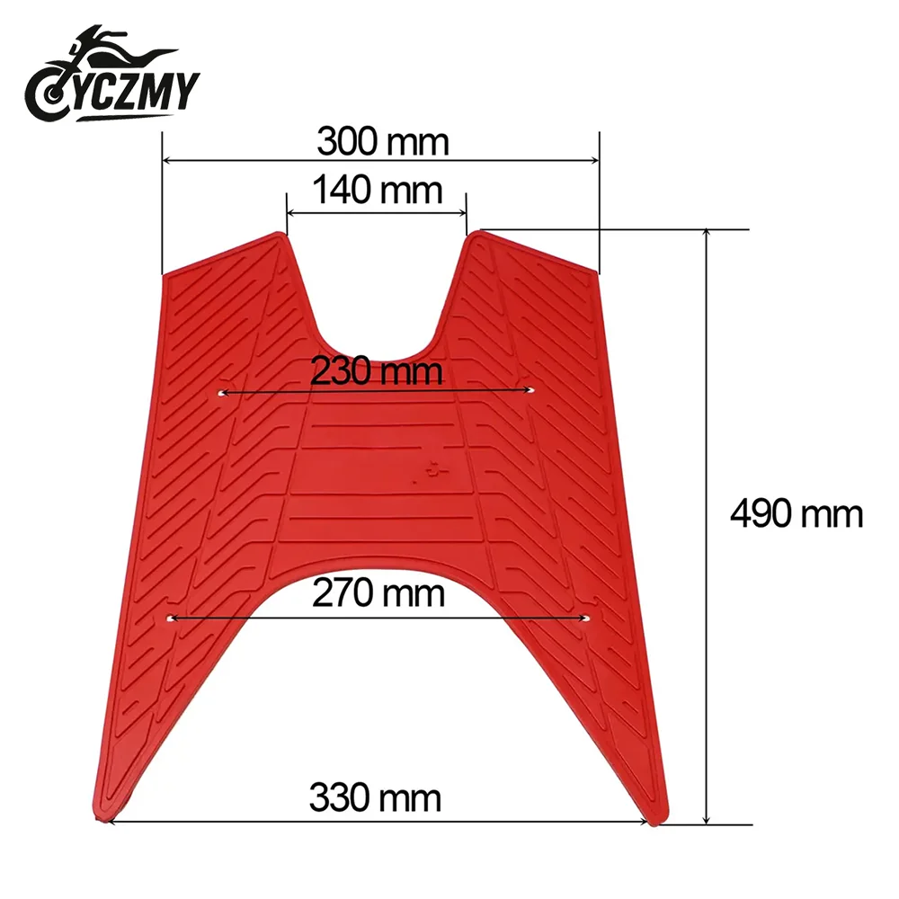 Anti-slip Motorcycle Foot Cushion Pads Fit for Honda DIO AF17 AF18 AF25 DIO50 Heel Pedal Mat