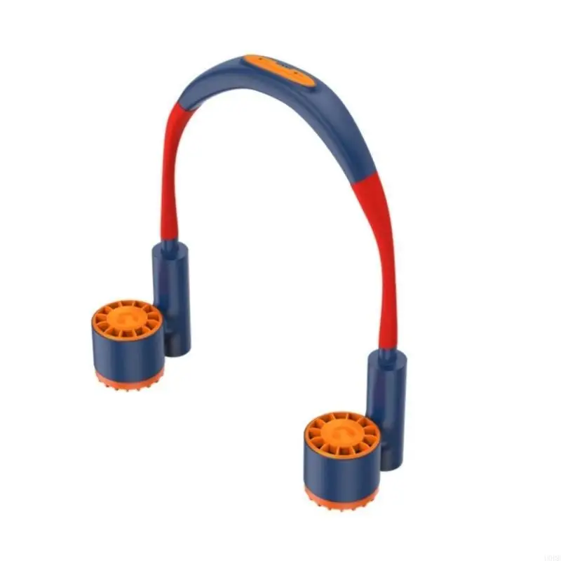 مروحة قابلة للارتداء مع 3 سرعات قابلة للتعديل مثالية لتدفق الهواء المريح #3