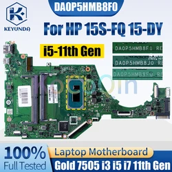 DA0P5HMB8F1 DA0P5HMB8F0 DA0P5HMB8J0 For HP 15S-FQ 15-DY Notebook Mainboard Gold 7505 i3i5 i7 11th Laptop Motherboard Full Tested