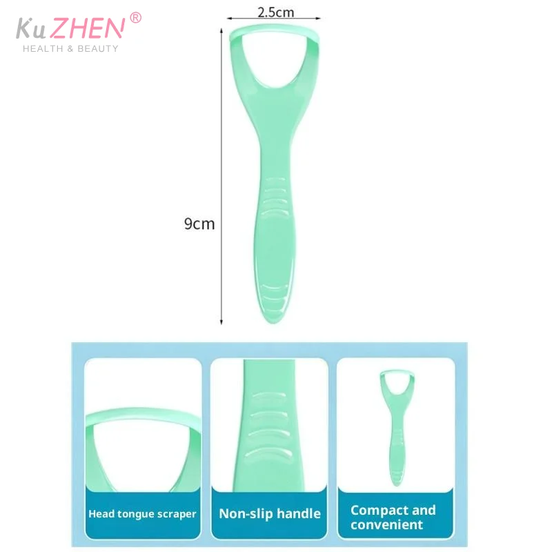 Tongue Scraper For Adult Disposable Tongue Cleaning Tool Plastic Mouth Scraper Travel Convenient Oral Hygiene Care Appliances