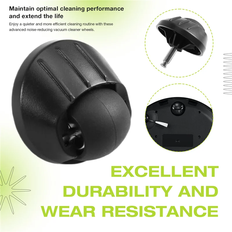 ABVI-Universal Wheel Forlydsto R1/R1 PRO/S1/S1 PRO/W2 Vacuum Cleaner Replaceable Parts Essential Vacuum Accessories