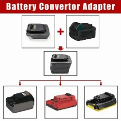 Batterijadapter voor Milwaukee M&18 18V Li-ion batterij omgezet naar Black&Decker/Porter Cable/Stanley 18V 20V Max Power Tools