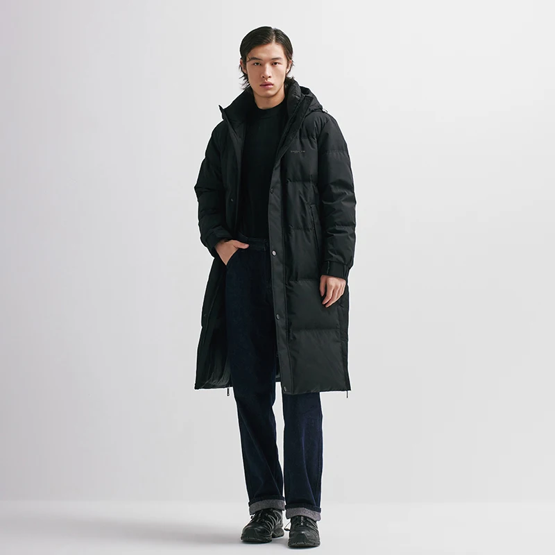 Chericom-Chaqueta larga y gruesa Unisex con capucha, abrigos acolchados cálidos y fríos, chaqueta de esquí para montañismo y deportes al aire libre Y298606Y