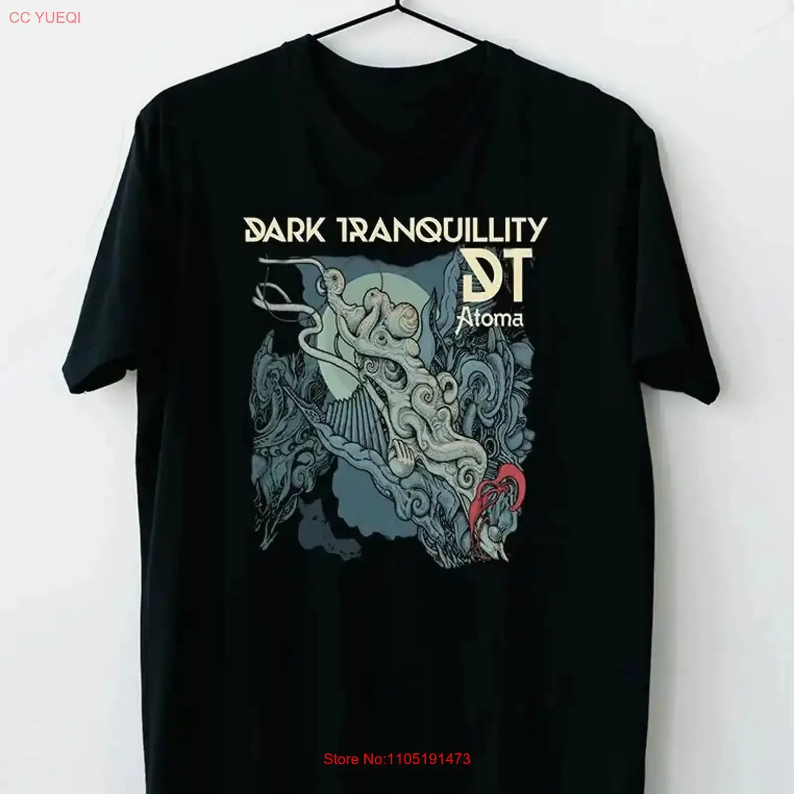 Dark Tranquility Atoma t-shirt S M L XL 2XL 3XL vintage lavé respirant graphique streetwear décontracté unisexe étiré polyvalent